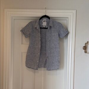 Denim & Flower Blue Casual Button Down Shirt